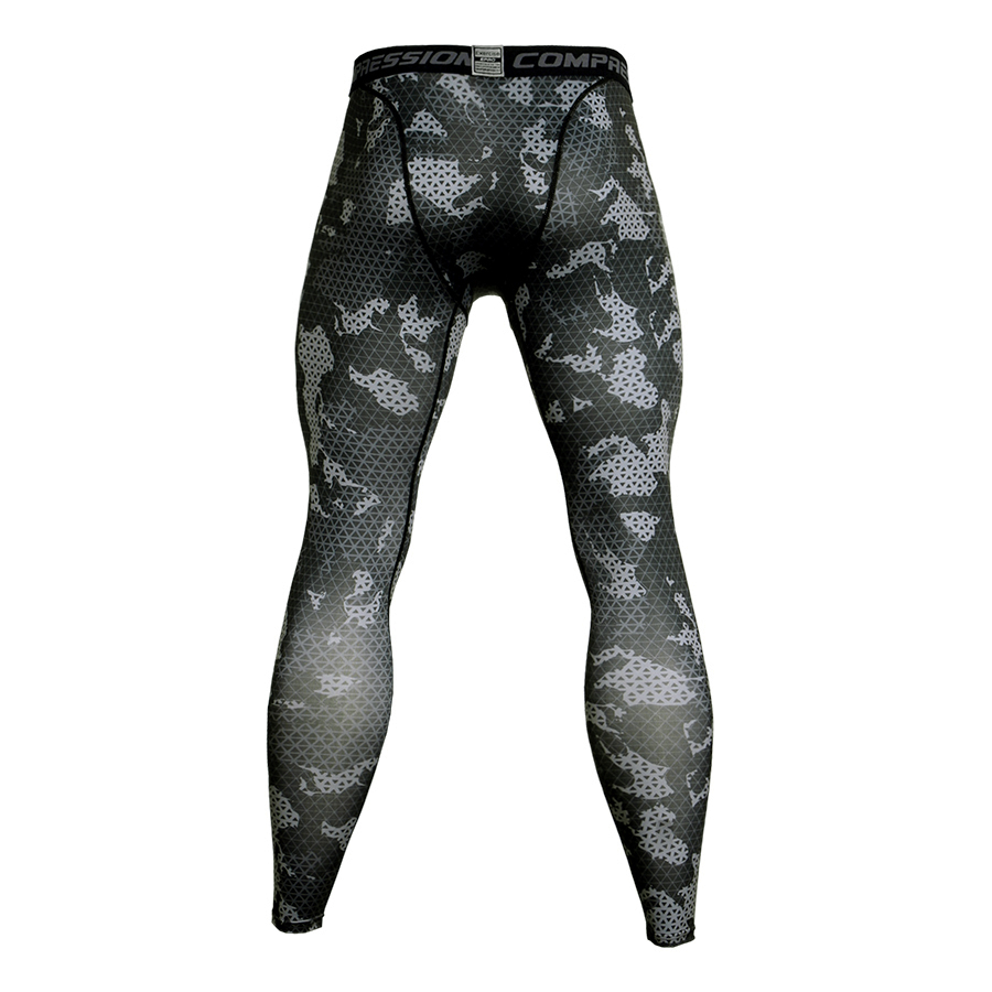 Camouflage Compression Pants for Men - FitAllSports